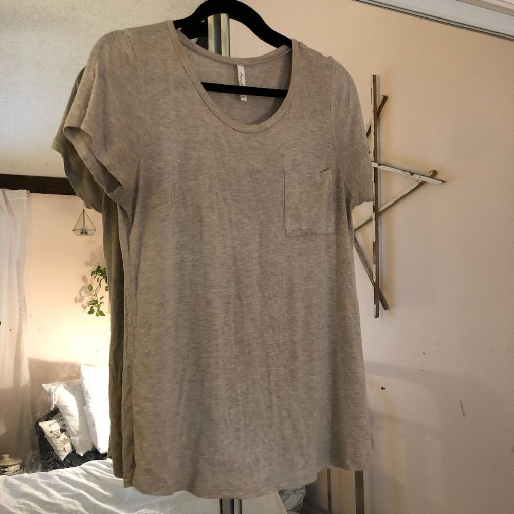 Oatmeal Soft Tee Shirt